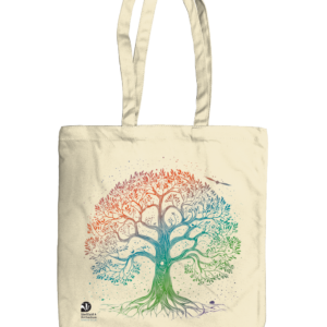 Nature-Inspired Tree Tote Bag - Natural