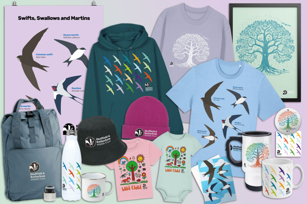 Large selection of products from the Sheffield & Rotherham Wildlife Trust Online Shop
